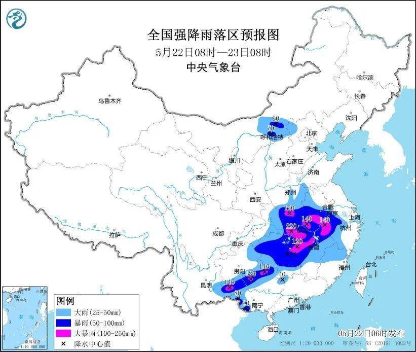 暴雨黄色预警！今日江汉江南华南进入此轮降水最强时段